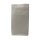 Boxpouches Flachbodenbeutel Kraftpapier weiß mit bedrucktem Frontzipper mit Aromaschutzventil